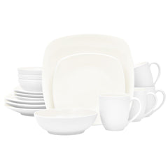 Colorwave 16-Piece Square Dinnerware Set, Service for 4