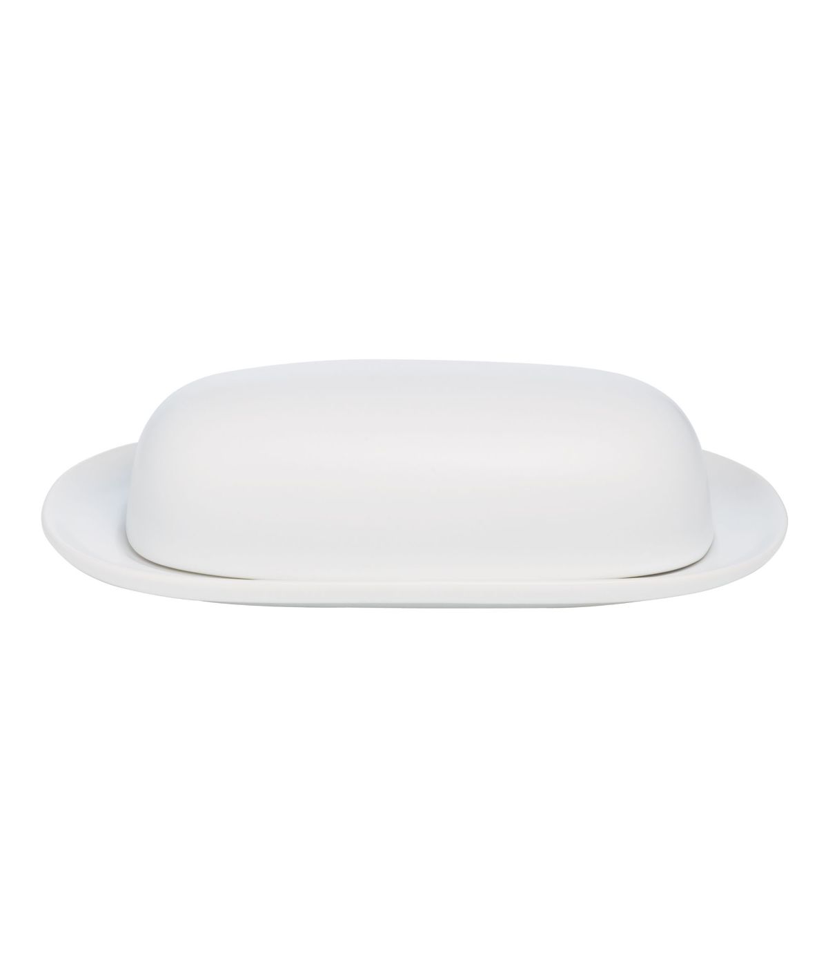  Noritake Colorwave Covered Butter - White - Bonton