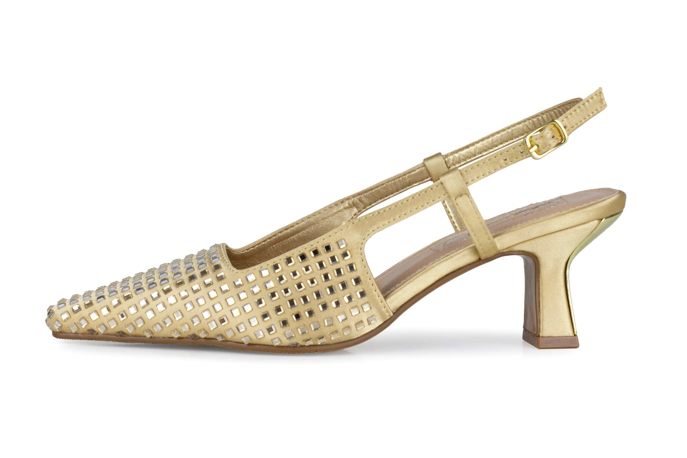  Lady Couture Shana Slingback Pump - Gold - Bonton