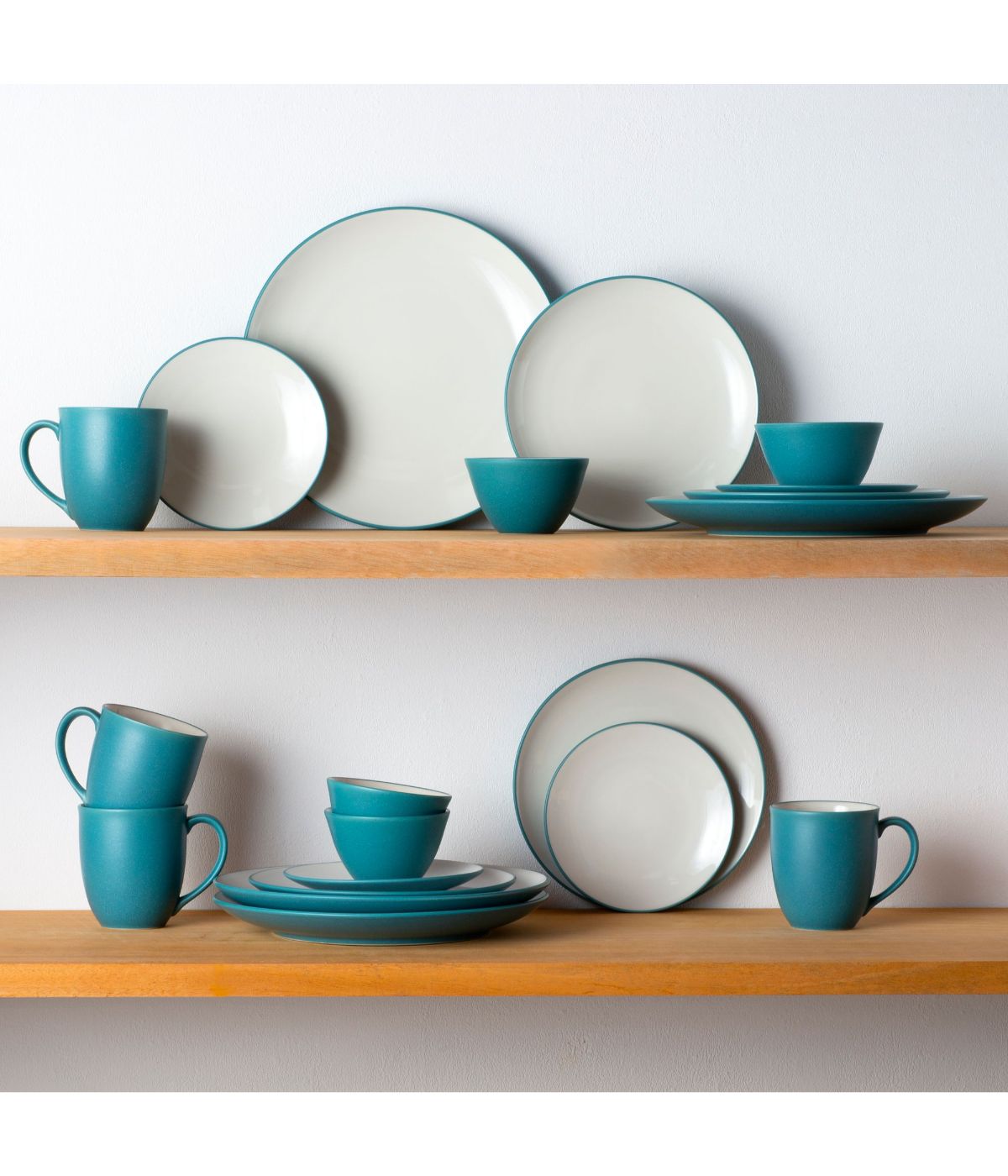  Noritake Colorwave 20 Piece Dinnerware Set - Turquoise - Bonton