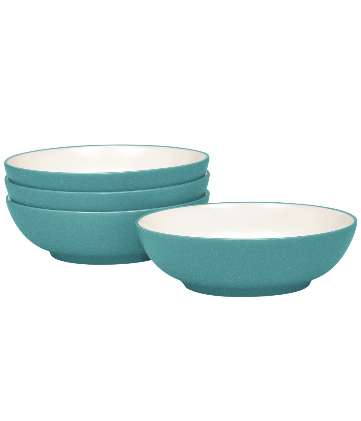  Noritake Colorwave Set of 4 Soup/Cereal Bowls - Turquoise - Bonton