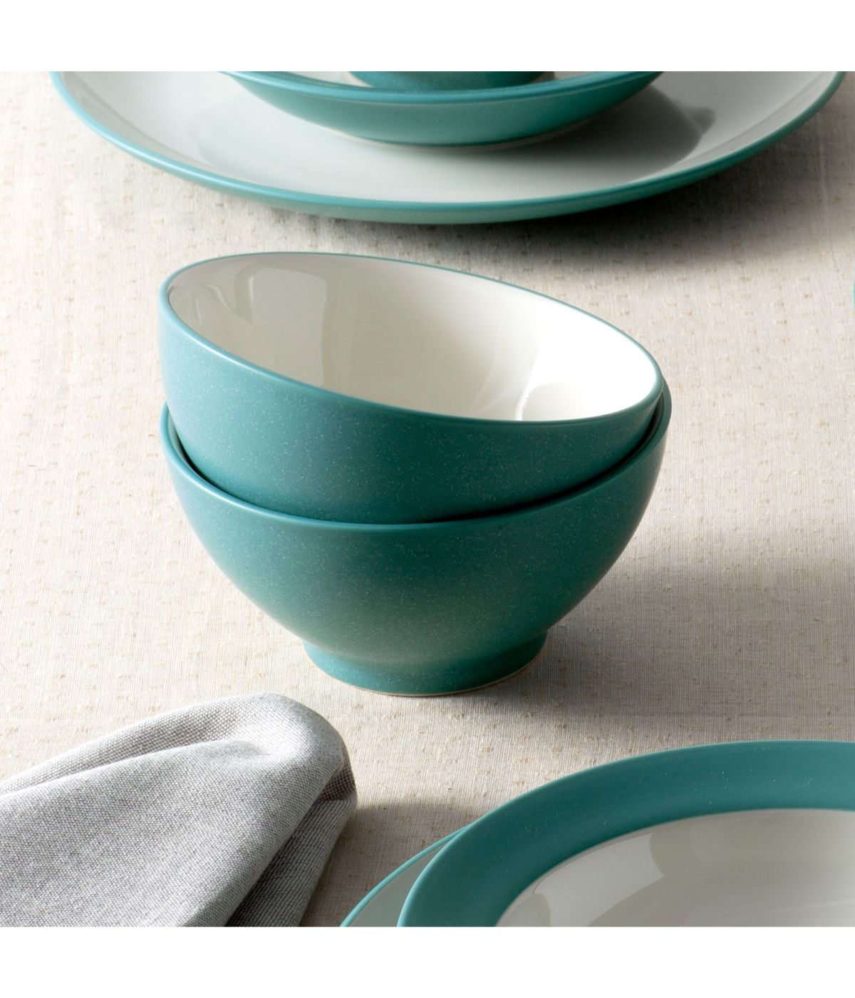  Noritake Colorwave Set of 4 Rice Bowls - Turquoise - Bonton