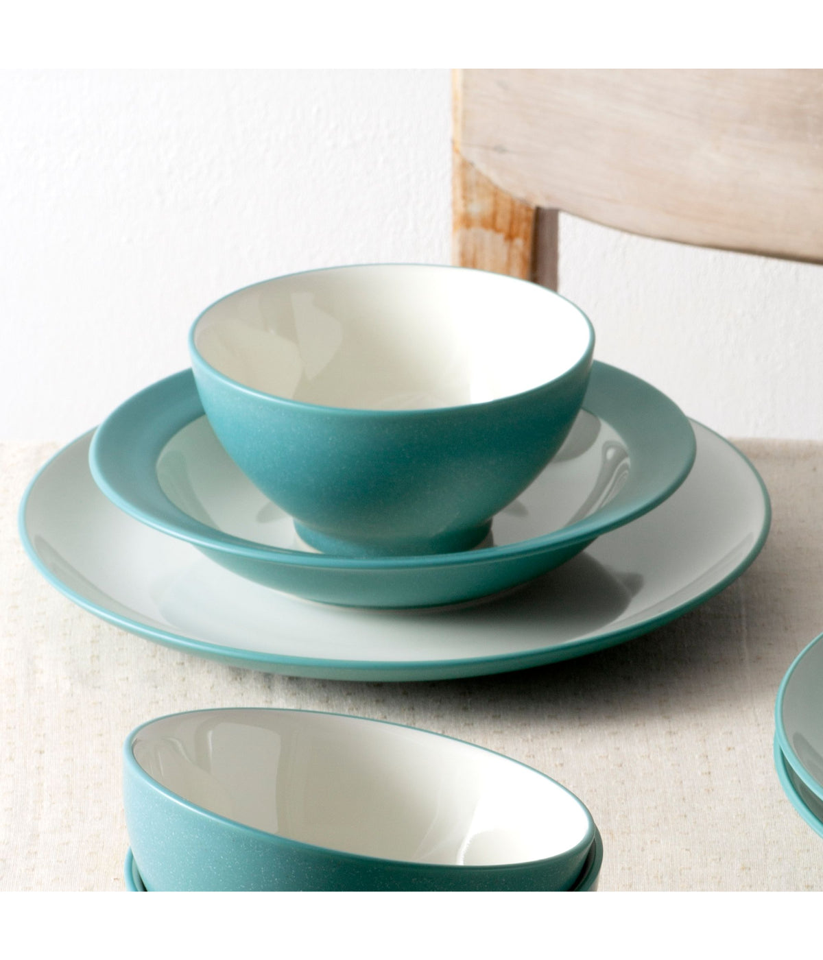  Noritake Colorwave Set of 4 Rice Bowls - Turquoise - Bonton