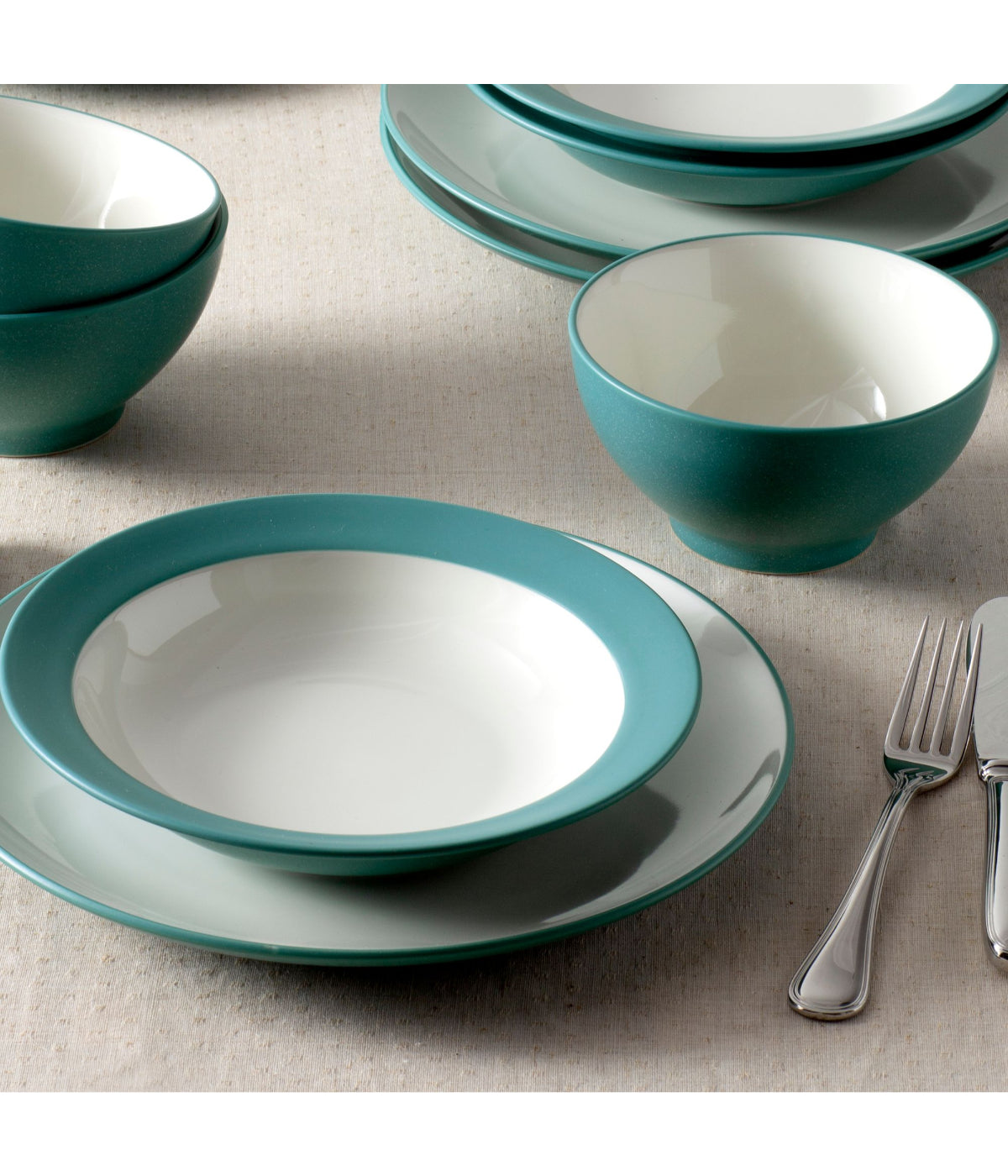  Noritake Colorwave Set of 4 Rice Bowls - Turquoise - Bonton