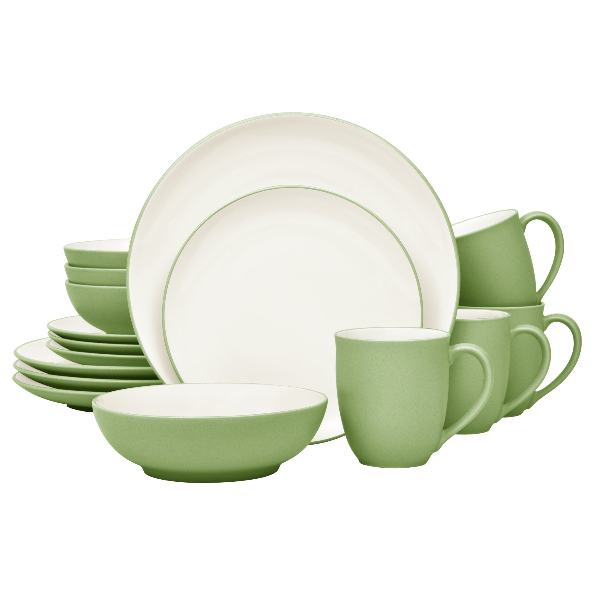  Noritake Colorwave 16-Piece Coupe Dinnerware Set, Service for 4 - Apple - Bonton