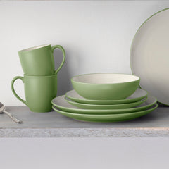 Colorwave 16-Piece Coupe Dinnerware Set, Service for 4