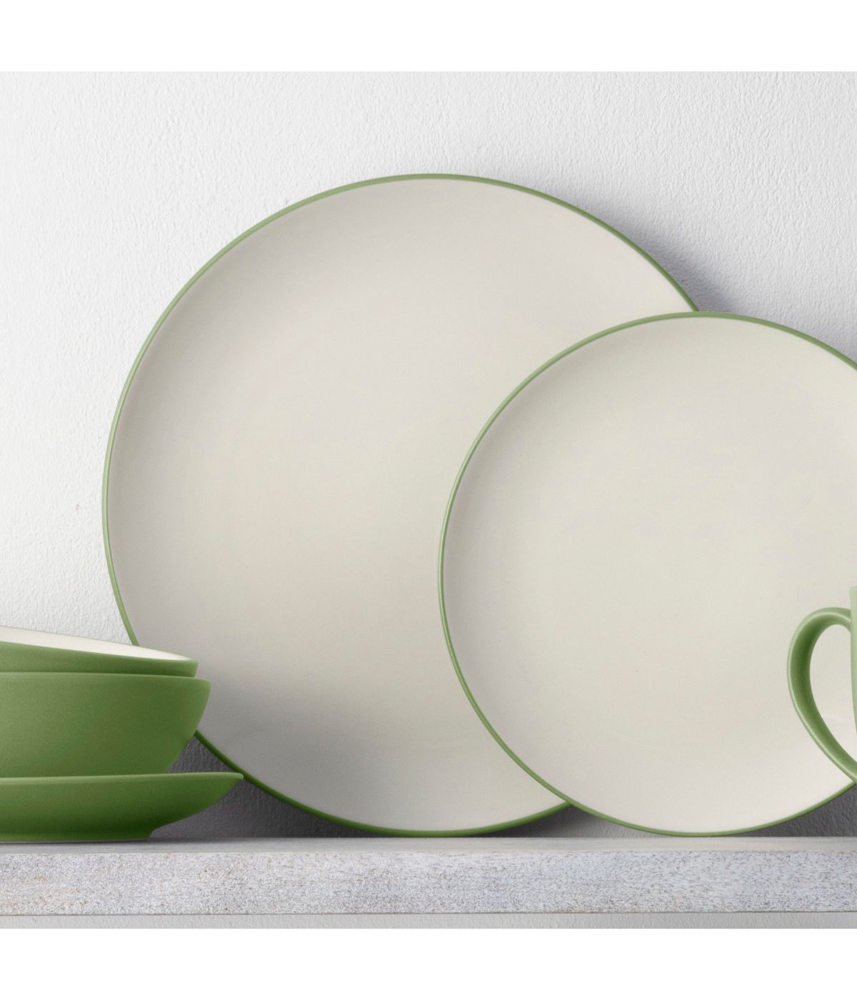  Noritake Colorwave Set of 4 Coupe Dinner Plates - Apple - Bonton