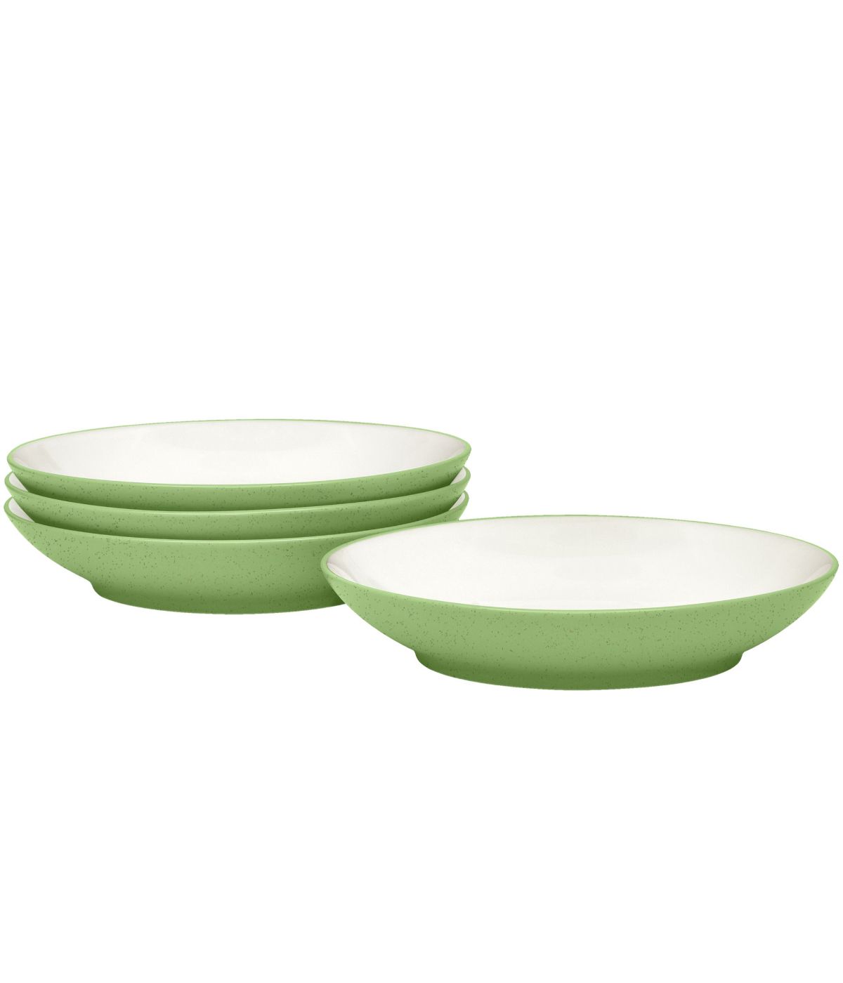  Noritake Colorwave Set of 4 Coupe Pasta Bowls - Apple - Bonton