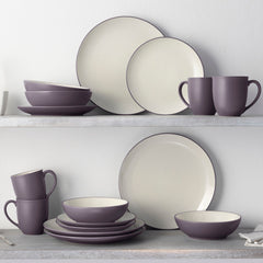 Colorwave 16-Piece Coupe Dinnerware Set, Service for 4