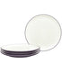  Noritake Colorwave Set of 4 Coupe Dinner Plates - Plum - Bonton