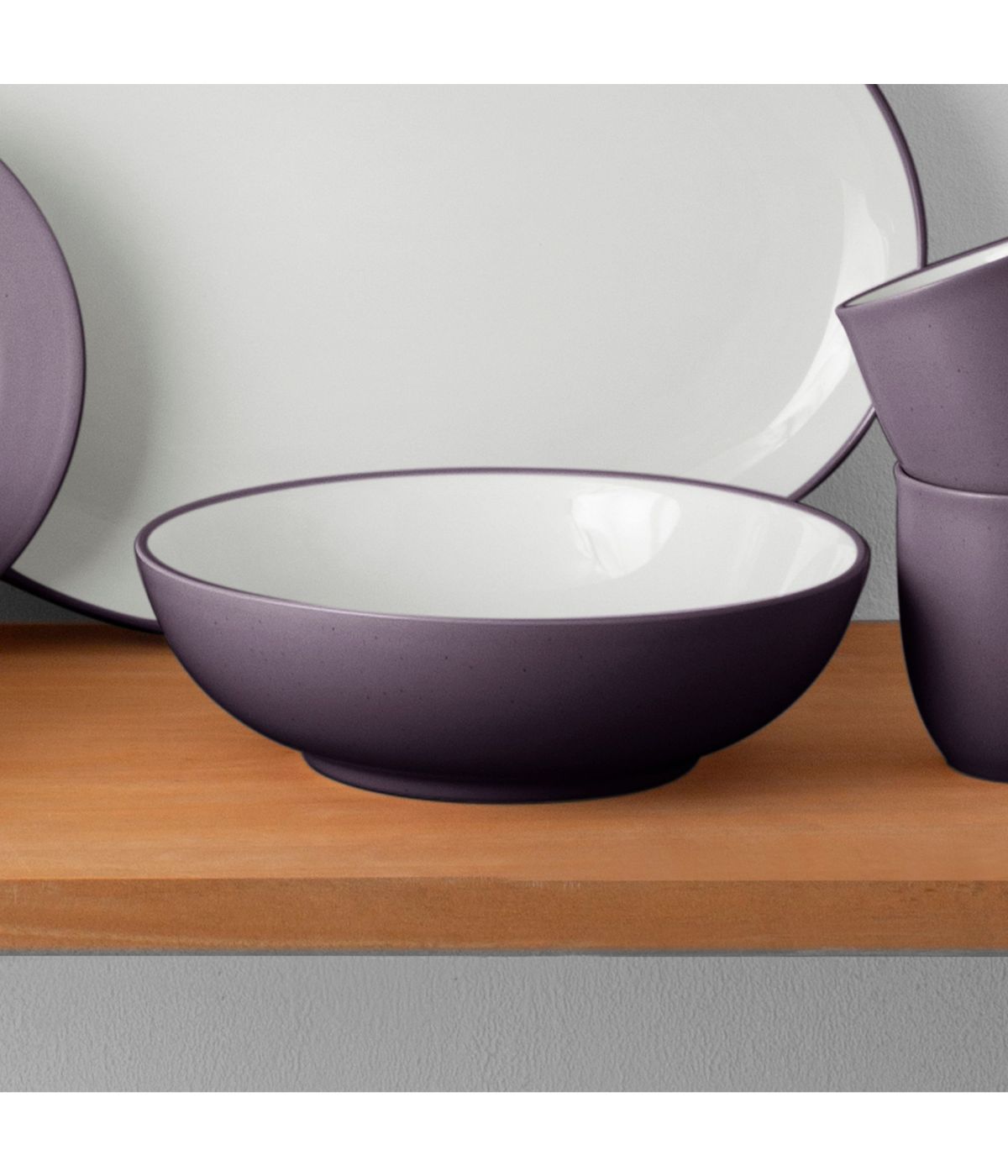  Noritake Colorwave Round Vegetable Bowl - Plum - Bonton