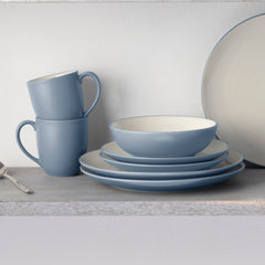 Colorwave 16-Piece Coupe Dinnerware Set, Service for 4