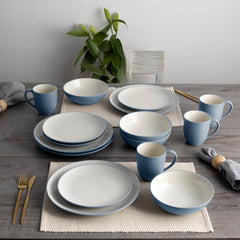 Colorwave 16-Piece Coupe Dinnerware Set, Service for 4