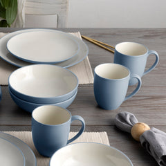 Colorwave 16-Piece Coupe Dinnerware Set, Service for 4