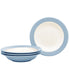  Noritake Colorwave Set of 4 Pasta/Rim Soups - Ice - Bonton