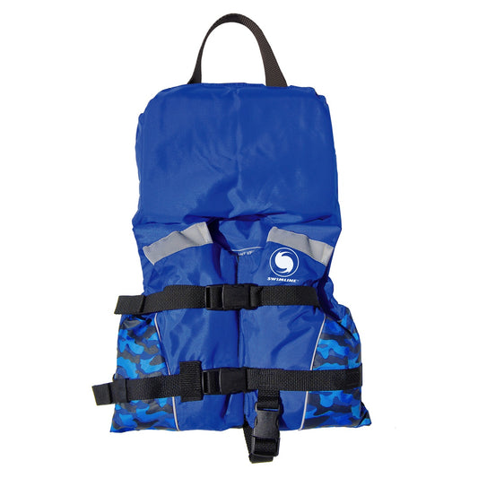 20" Blue Child Infant Life Jacket Vest With Handle - Up to 30lbs
