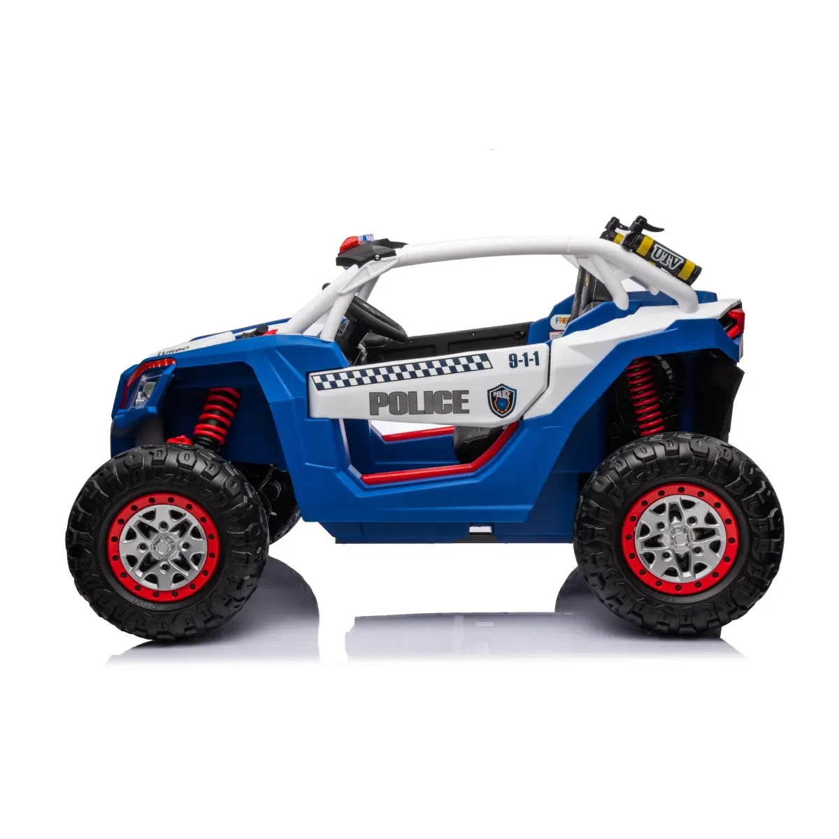  Freddo 24V Freddo Storm Police UTV 2 Seater - Blue - Bonton