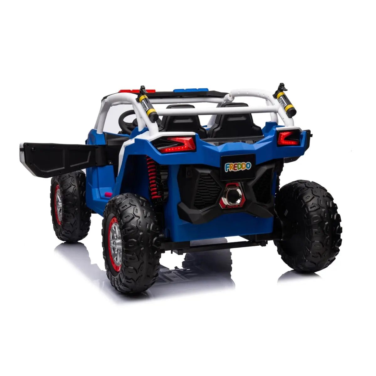  Freddo 24V Freddo Storm Police UTV 2 Seater - Blue - Bonton