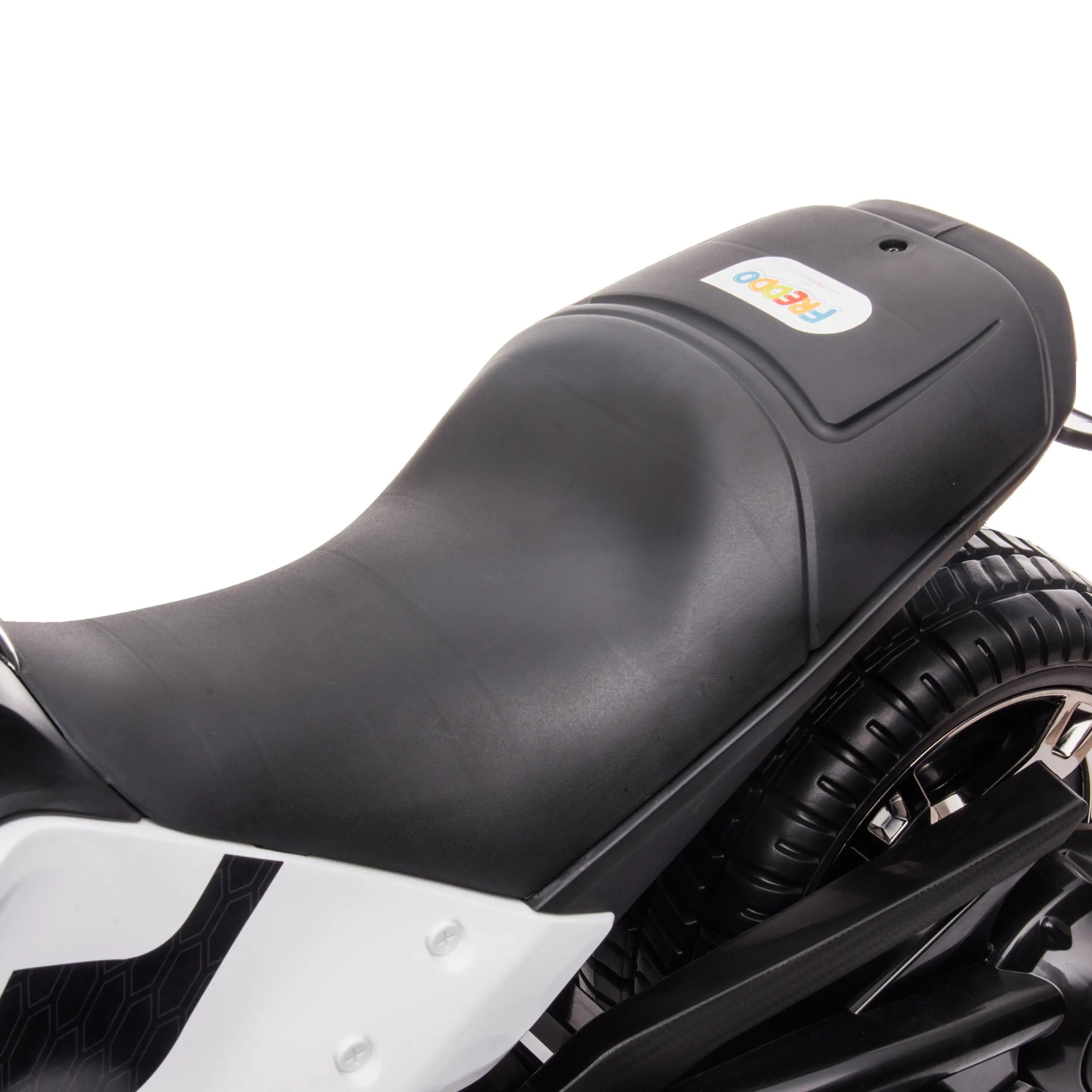  Freddo 24V Freddo Spider 2 Seater Ride-on 3 Wheel Motorcycle - Black - Bonton