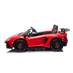 24V Lamborghini Aventador 2 Seater Ride on Car for Kids: Advanced Brushless Motor & Differential for High-Octane Fun