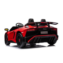 24V Lamborghini Aventador 2 Seater Ride on Car for Kids: Advanced Brushless Motor & Differential for High-Octane Fun