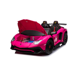 24V Lamborghini Aventador 2 Seater Ride on Car for Kids: Advanced Brushless Motor & Differential for High-Octane Fun