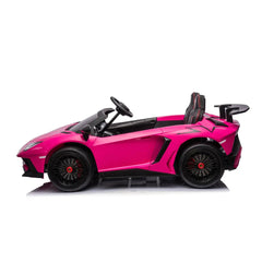 24V Lamborghini Aventador 2 Seater Ride on Car for Kids: Advanced Brushless Motor & Differential for High-Octane Fun