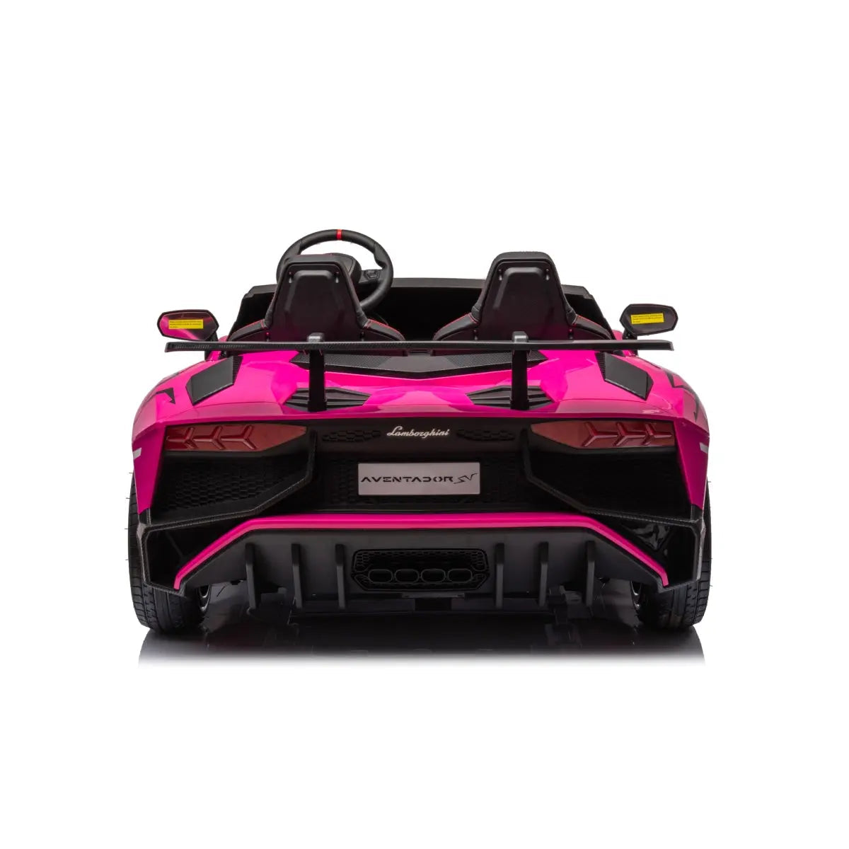  Freddo 24V Lamborghini Aventador 2 Seater Ride on Car for Kids: Advanced Brushless Motor & Differential for High-Octane Fun - Pink - Bonton