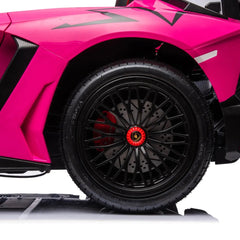 24V Lamborghini Aventador 2 Seater Ride on Car for Kids: Advanced Brushless Motor & Differential for High-Octane Fun