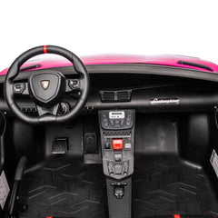 24V Lamborghini Aventador 2 Seater Ride on Car for Kids: Advanced Brushless Motor & Differential for High-Octane Fun