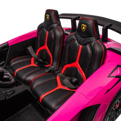 24V Lamborghini Aventador 2 Seater Ride on Car for Kids: Advanced Brushless Motor & Differential for High-Octane Fun