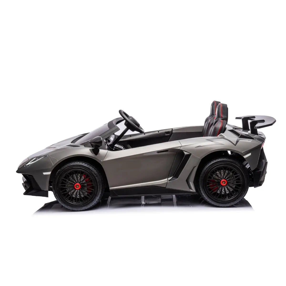 Freddo 24V Lamborghini Aventador 2 Seater Ride on Car for Kids: Advanced Brushless Motor & Differential for High-Octane Fun - Pink - Bonton