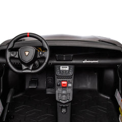 24V Lamborghini Aventador 2 Seater Ride on Car for Kids: Advanced Brushless Motor & Differential for High-Octane Fun