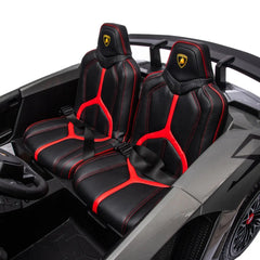 24V Lamborghini Aventador 2 Seater Ride on Car for Kids: Advanced Brushless Motor & Differential for High-Octane Fun