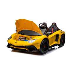 24V Lamborghini Aventador 2 Seater Ride on Car for Kids: Advanced Brushless Motor & Differential for High-Octane Fun