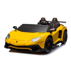 24V Lamborghini Aventador 2 Seater Ride on Car for Kids: Advanced Brushless Motor & Differential for High-Octane Fun