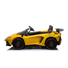 24V Lamborghini Aventador 2 Seater Ride on Car for Kids: Advanced Brushless Motor & Differential for High-Octane Fun
