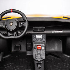 24V Lamborghini Aventador 2 Seater Ride on Car for Kids: Advanced Brushless Motor & Differential for High-Octane Fun