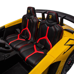 24V Lamborghini Aventador 2 Seater Ride on Car for Kids: Advanced Brushless Motor & Differential for High-Octane Fun