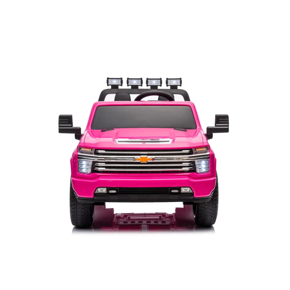  Freddo 24V 4x4 Chevrolet Silverado 2 Seater Ride on Truck - Pink - Bonton