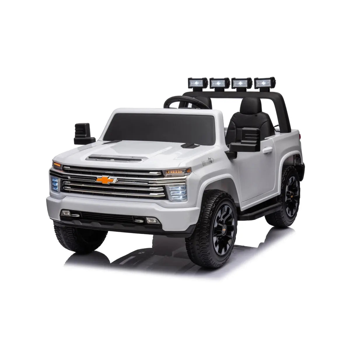  Freddo 24V 4x4 Chevrolet Silverado 2 Seater Ride on Truck - Pink - Bonton
