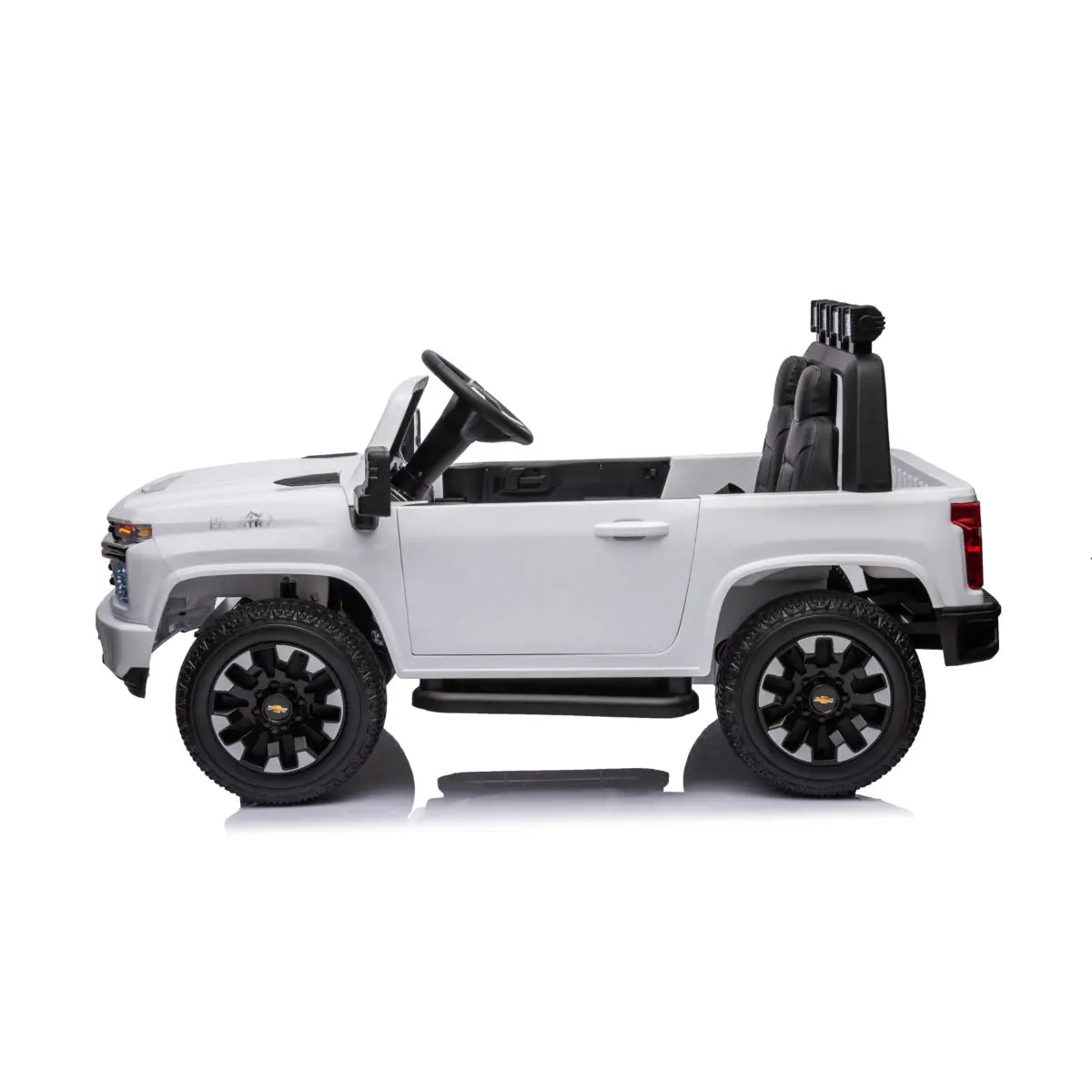  Freddo 24V 4x4 Chevrolet Silverado 2 Seater Ride on Truck - Pink - Bonton
