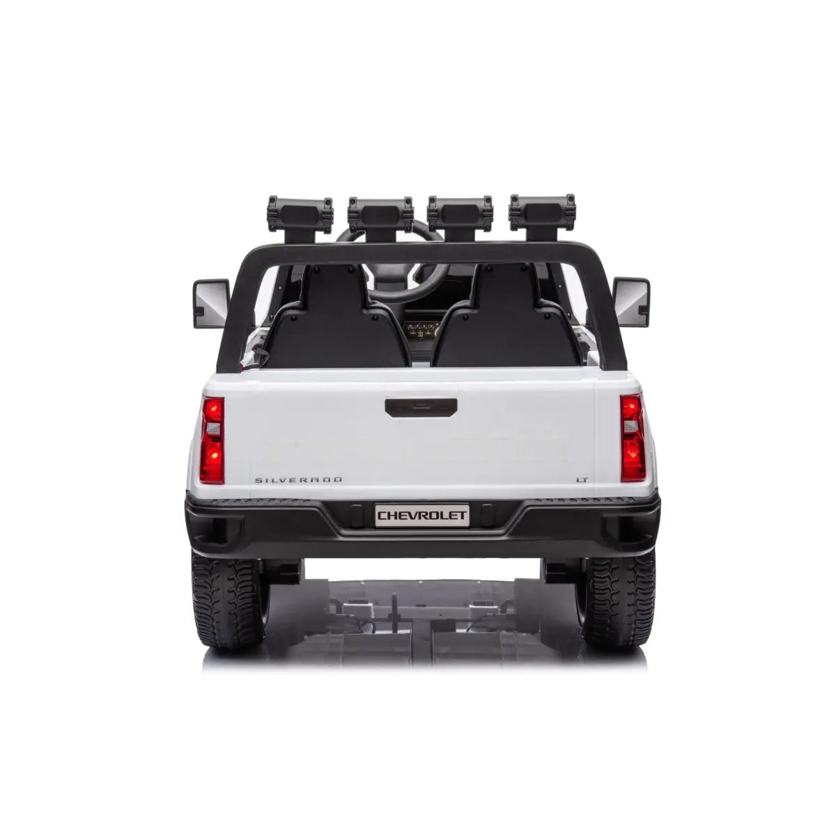  Freddo 24V 4x4 Chevrolet Silverado 2 Seater Ride on Truck - Pink - Bonton