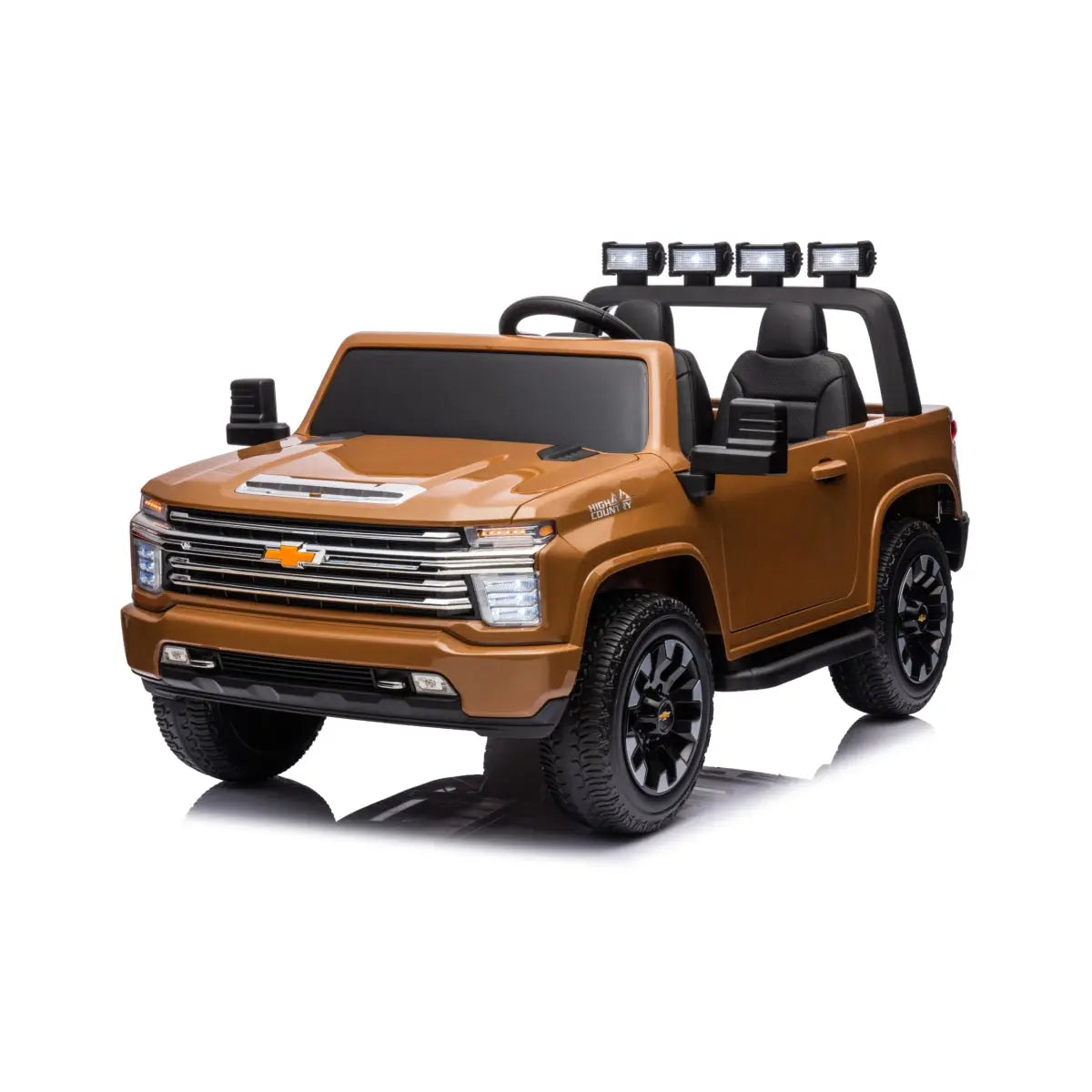  Freddo 24V 4x4 Chevrolet Silverado 2 Seater Ride on Truck - Pink - Bonton