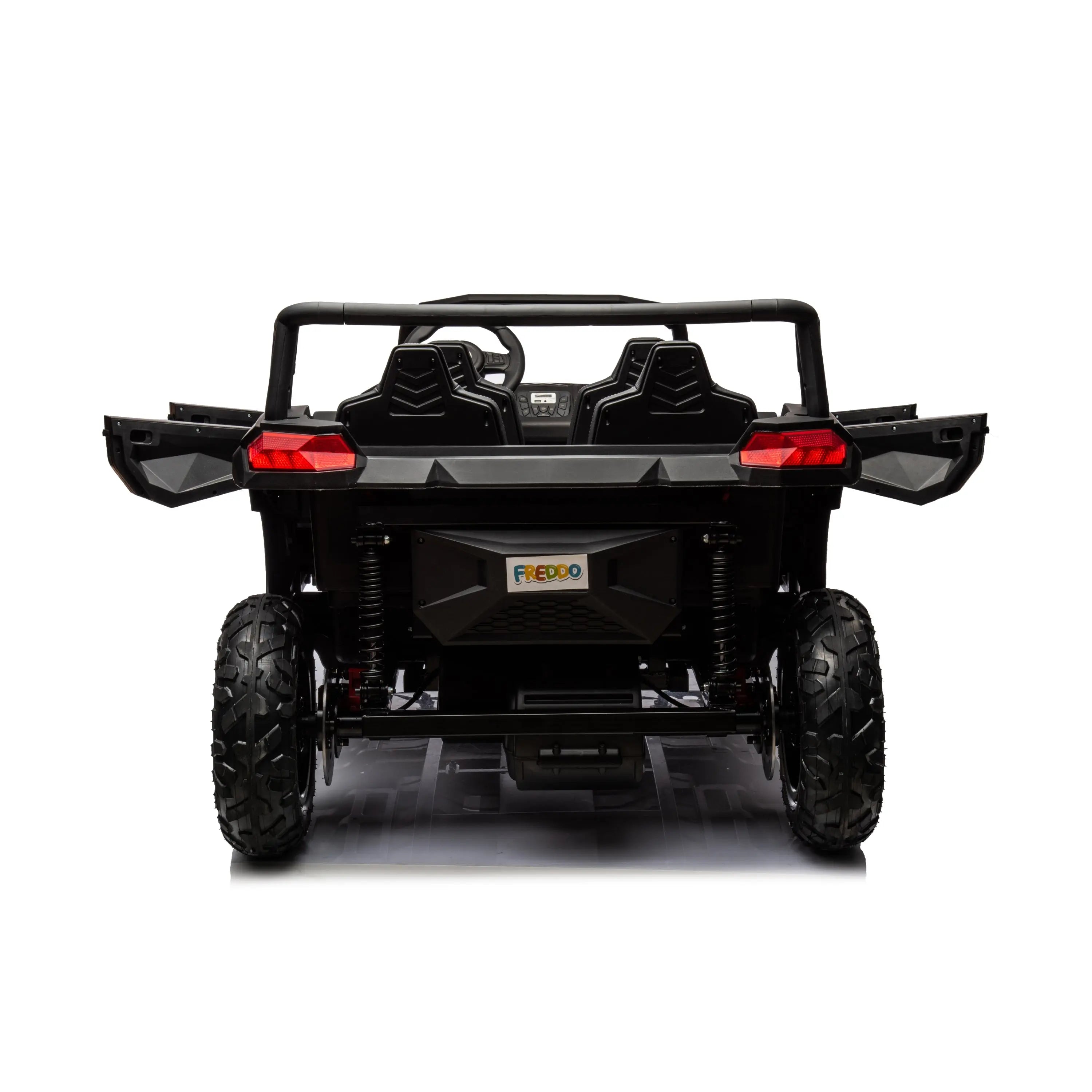  Freddo 48V Freddo Beast XL: World's Fastest Kids' 4-Seater Dune Buggy With Advanced Brushless Motor & Precision Differential - Red - Bonton