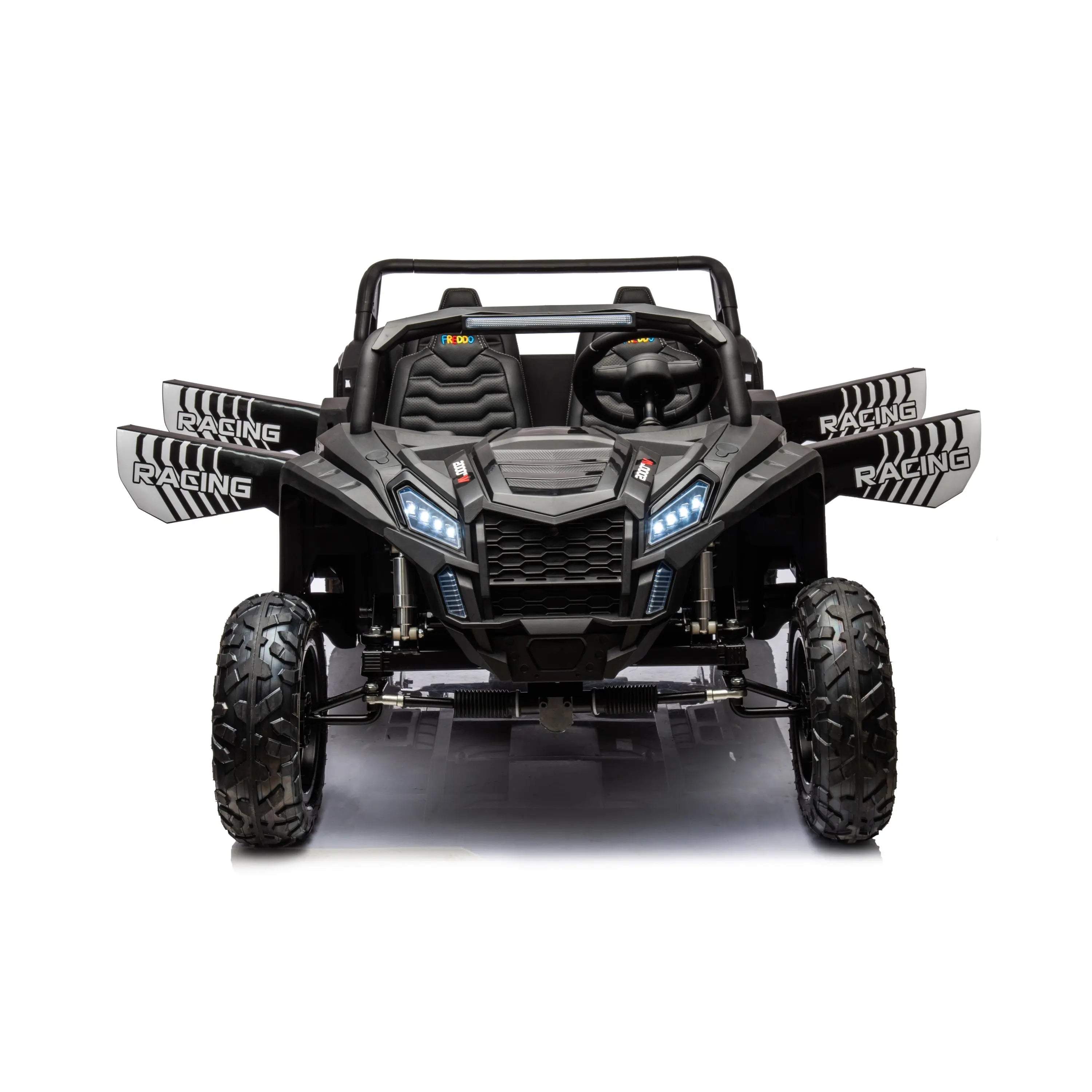  Freddo 48V Freddo Beast XL: World's Fastest Kids' 4-Seater Dune Buggy With Advanced Brushless Motor & Precision Differential - Red - Bonton