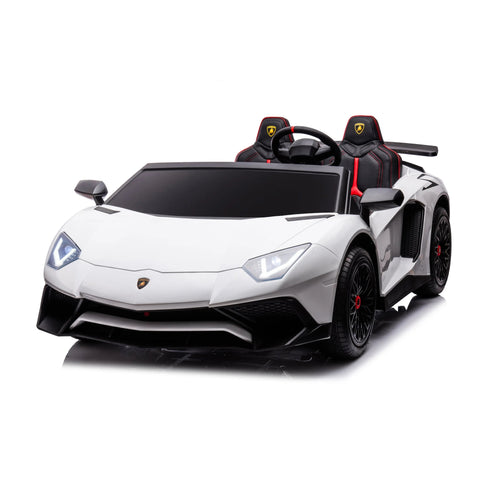 24V Lamborghini Aventador 2 Seater Ride on Car for Kids: Advanced Brushless Motor & Differential for High-Octane Fun
