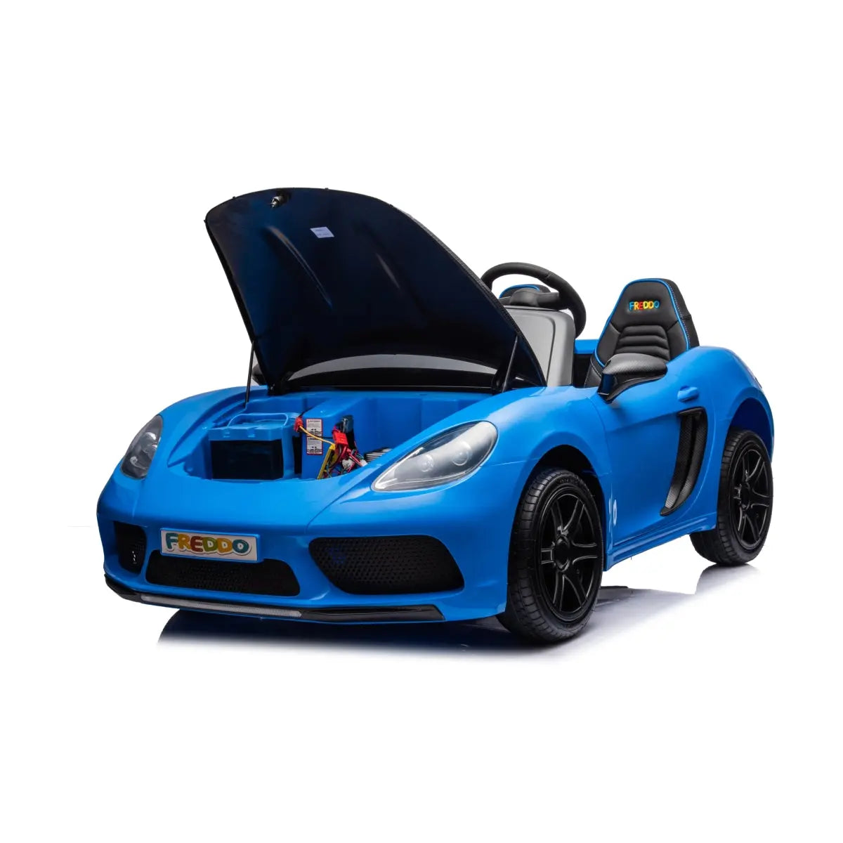  Freddo 48V Freddo Rocket: World's Fastest 2-Seater Kids' Ride-on With Advanced Brushless Motor & Precision Differential - Red - Bonton