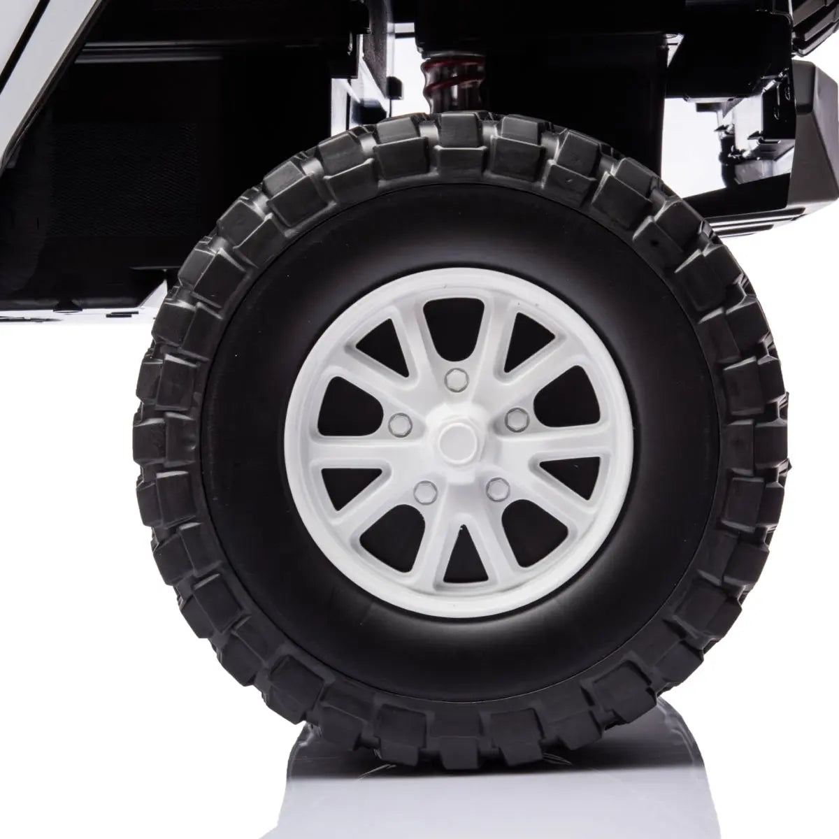  Freddo 24V Jeep Freddo Raider 2 Seater Ride On - White - Bonton