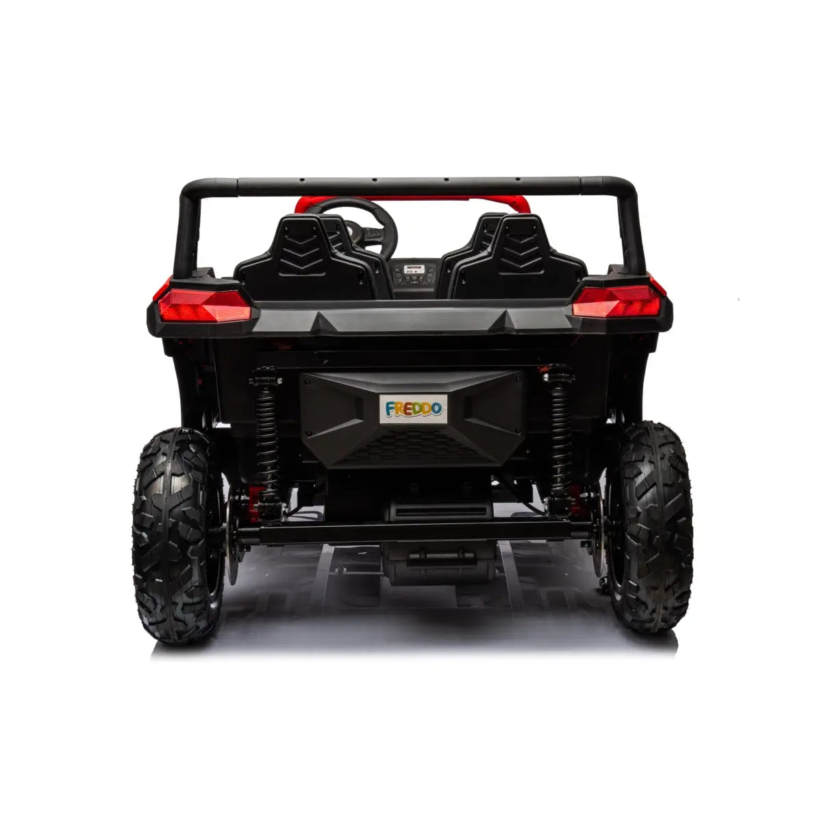  Freddo 48V Freddo Beast XL: World's Fastest Kids' 4-Seater Dune Buggy With Advanced Brushless Motor & Precision Differential - Red - Bonton